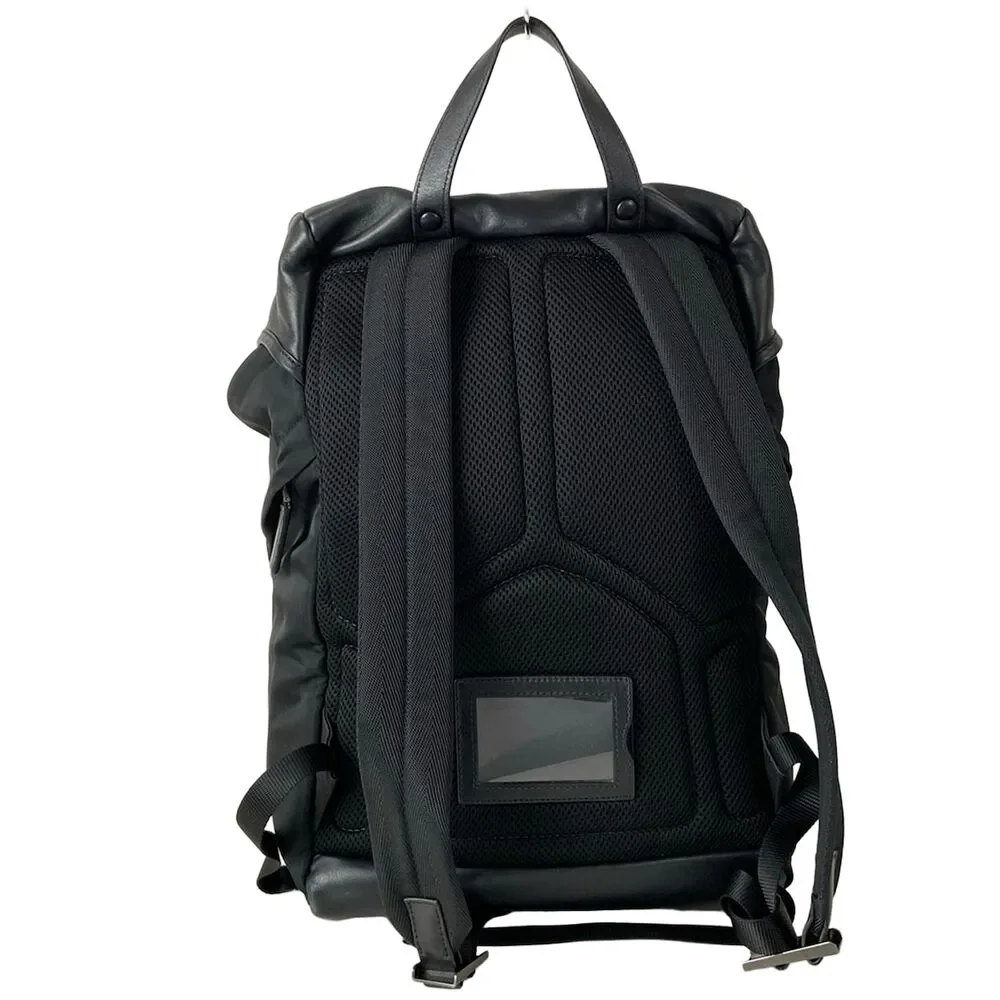 Prada Backpack Leather Nylon